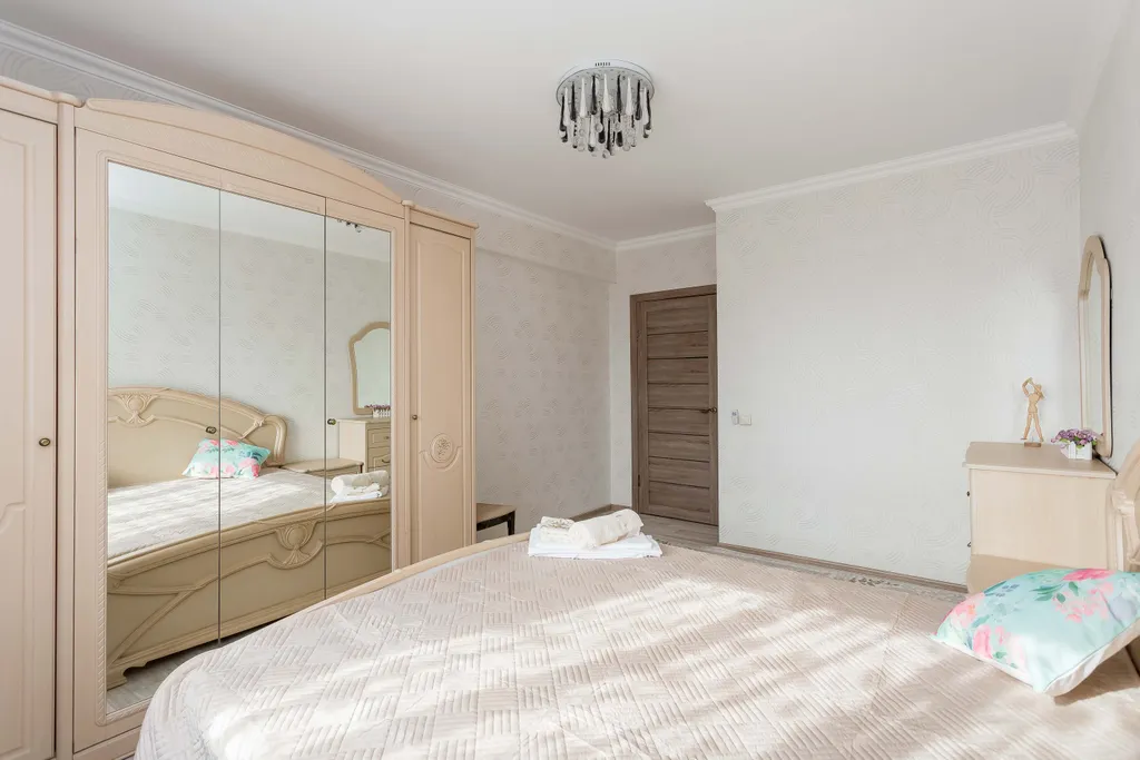 Светлая квартира рядом с парком Горького