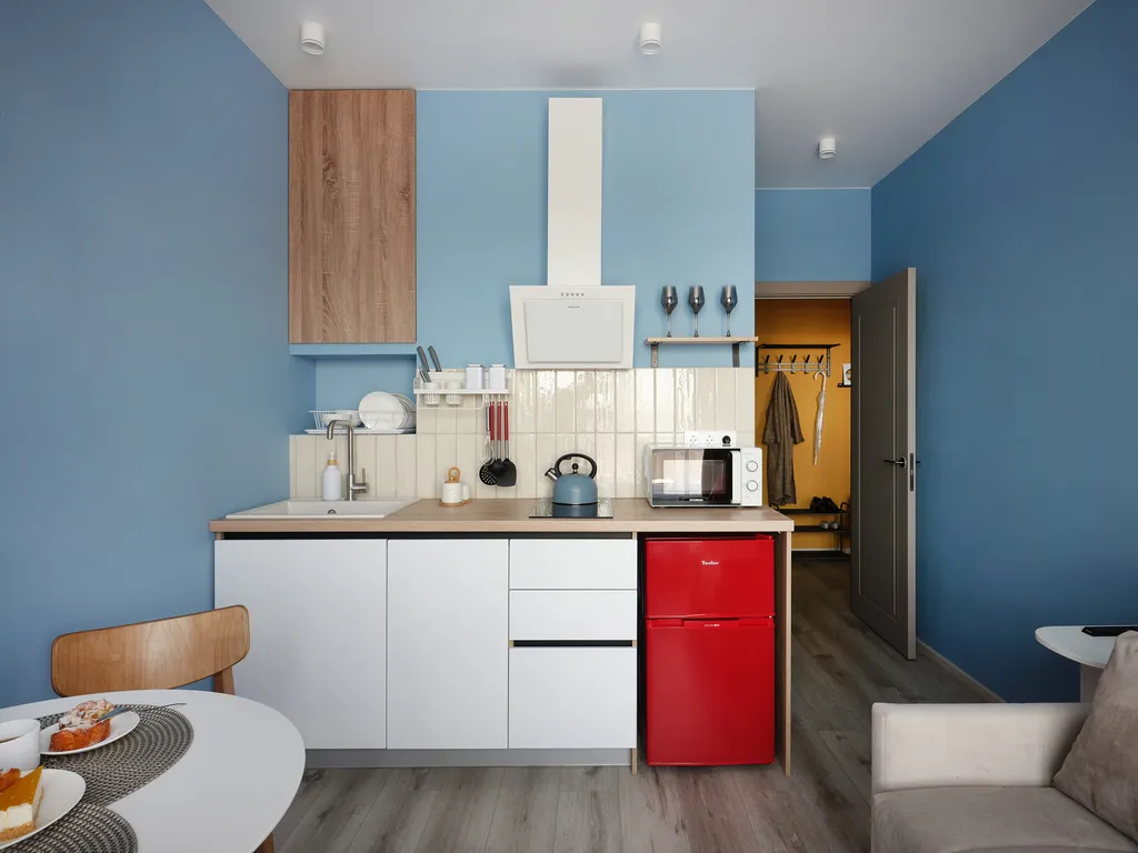 Новая 1-комнатная квартира с видом на город