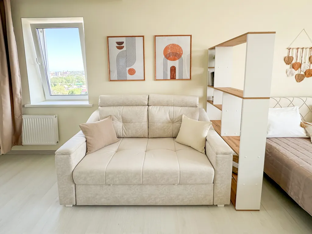 Светлая квартира в ЖК Армас с шикарным видом на город