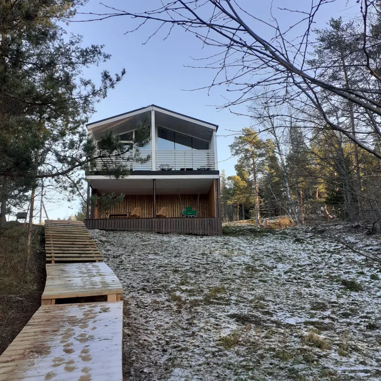 Панорамный коттедж