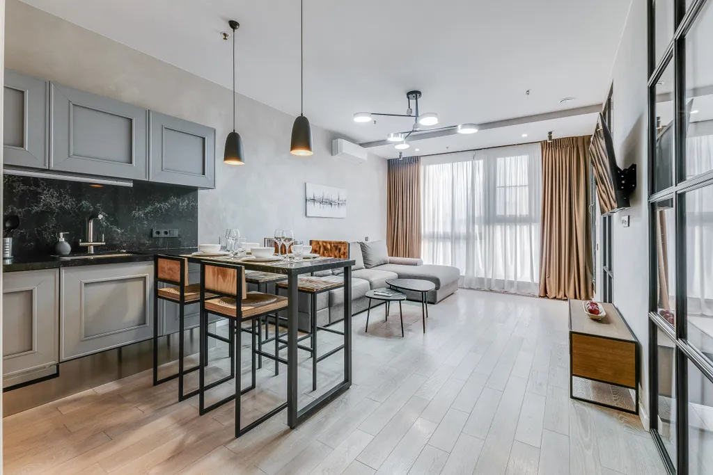 Квартира Просторные двухкомнатные апартаменты с видом на парк — Москва