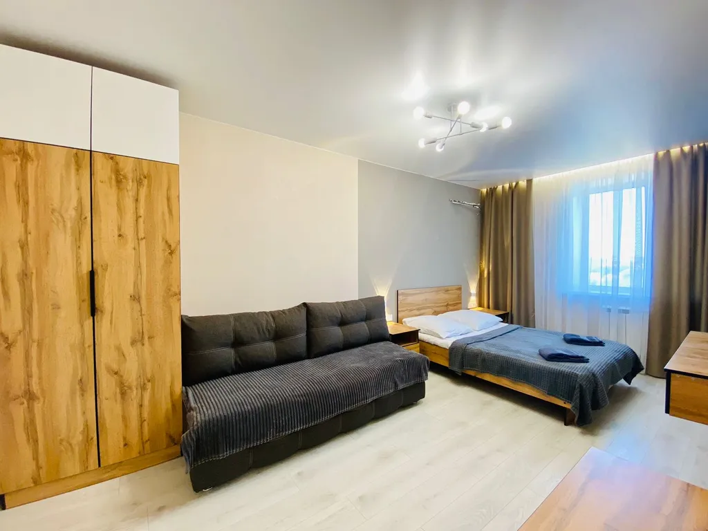 Двухкомнатный апартамент с красивым видом и евроремонтом