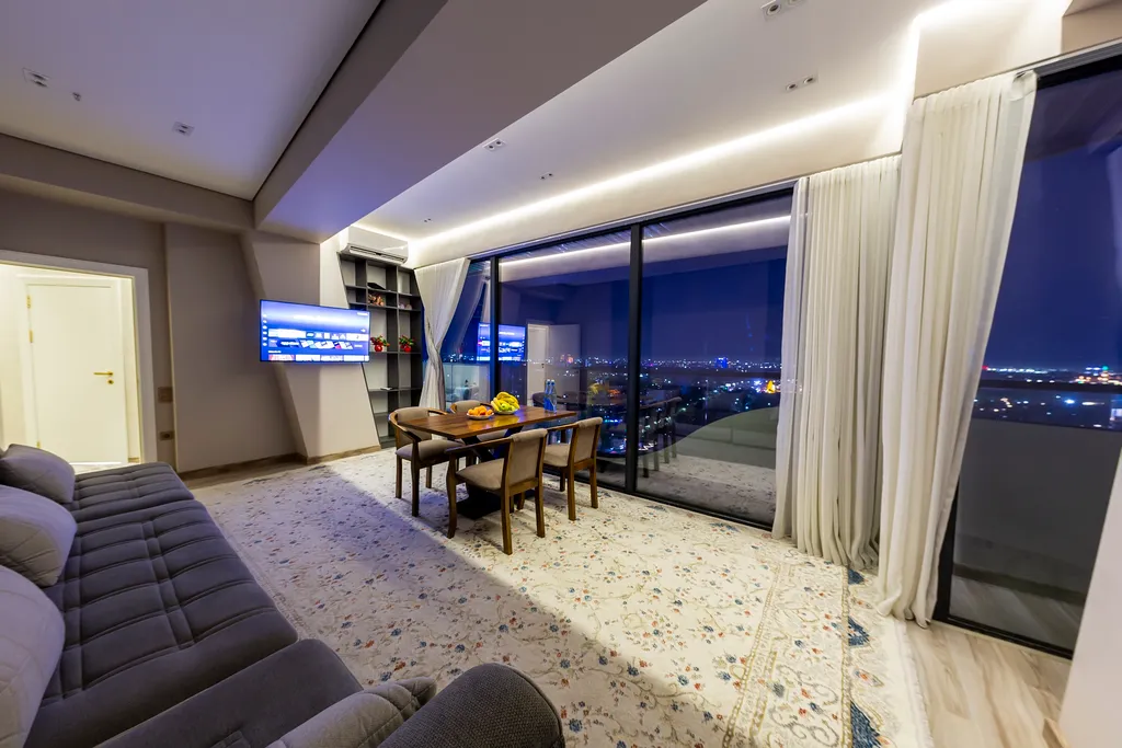 NRG U Tower, квартира с панорамным видом на Tashkent city 25 этаж