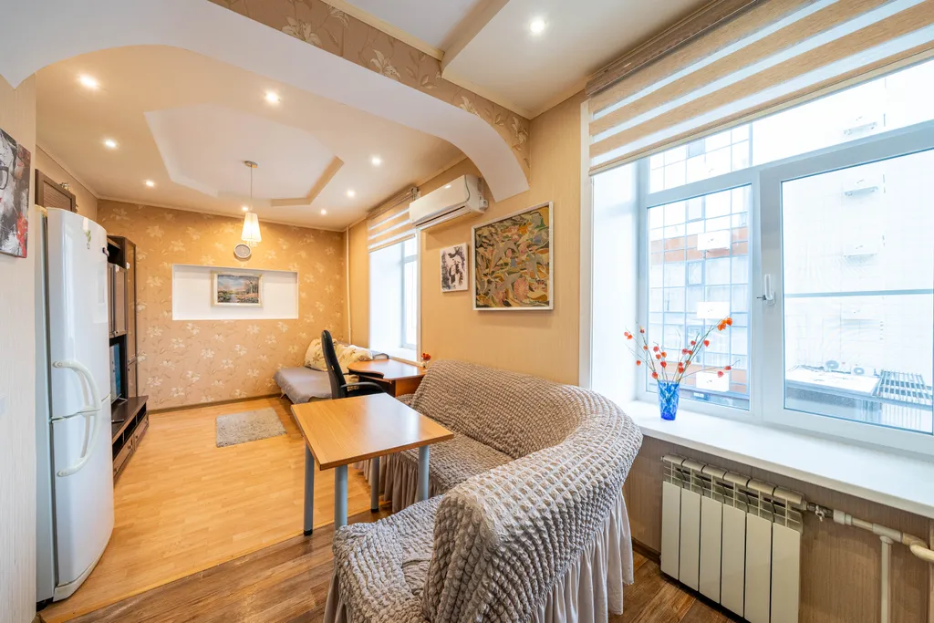 Квартира Уютная квартира с кухней-гостиной в самом центре города — Хабаровск