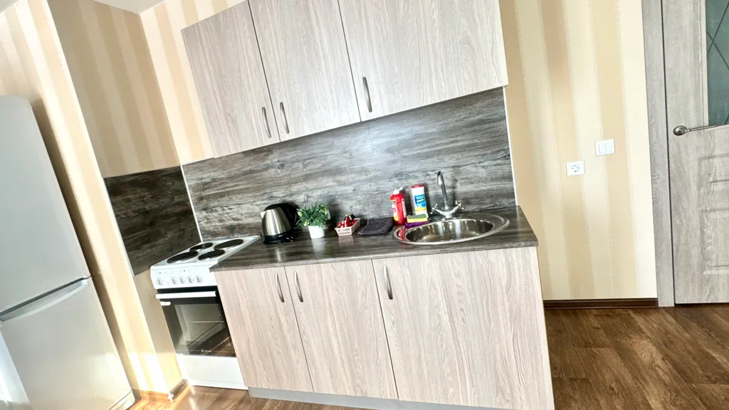 Студия с красивым видом на город