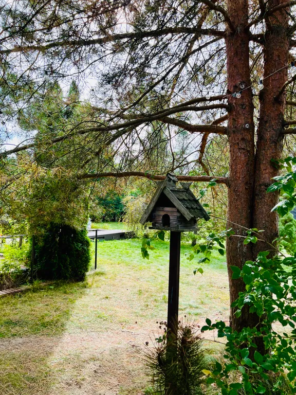 Коттедж Атмосферный дом из бревна с камином и сауной у водохранилища — Маслово