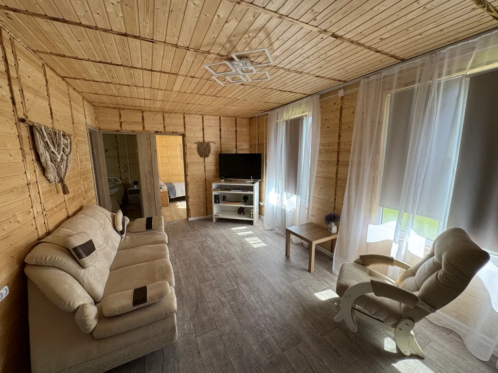 Уютный частный дом с отдельной баней на дровах