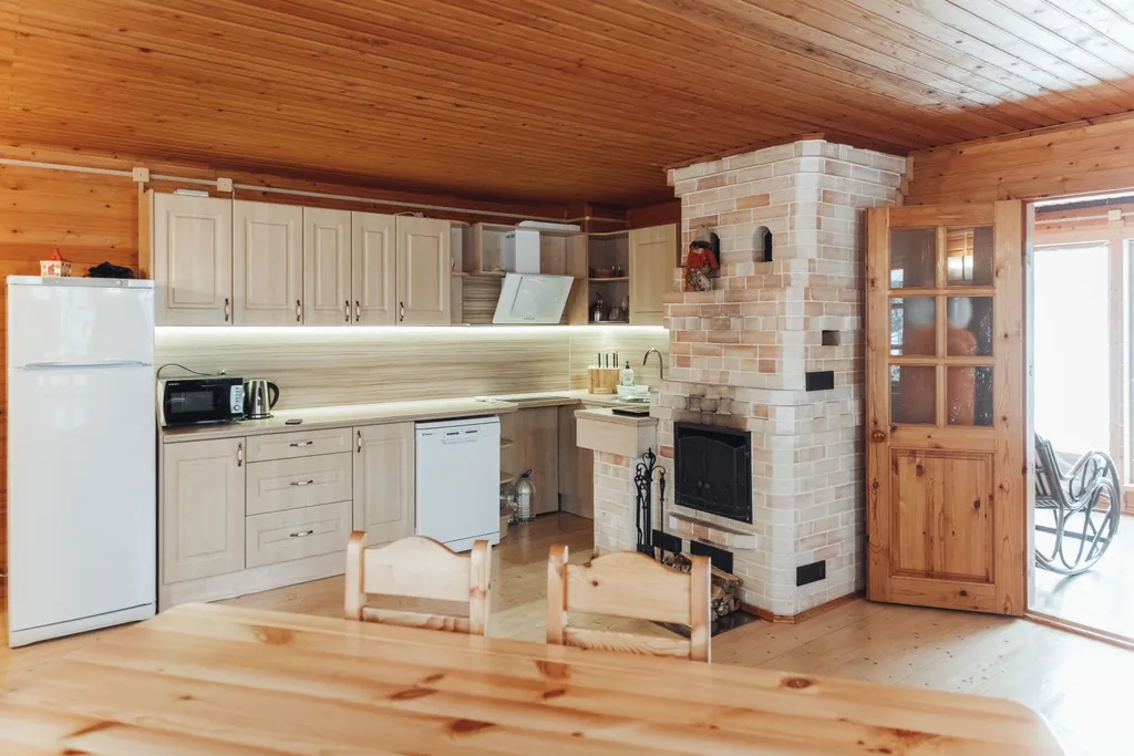 Коттедж Загородный дом на берегу озера — Машезеро