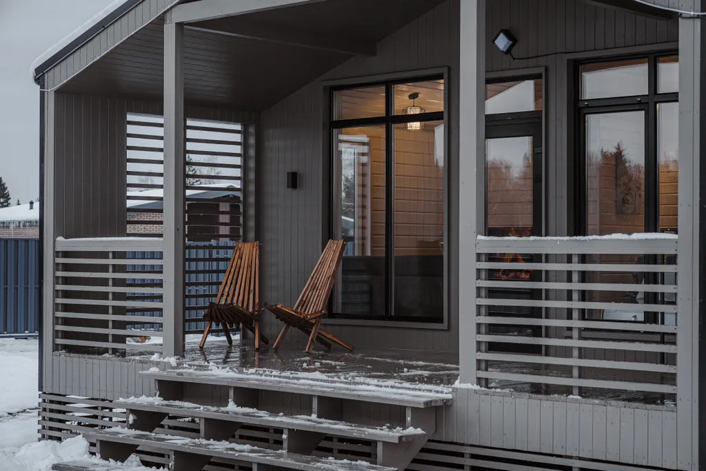 Коттедж Новый стильный барнхаус с видом на лес — аренда посуточно в Клин