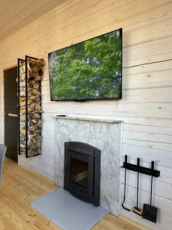 Дом с баней у водохранилища