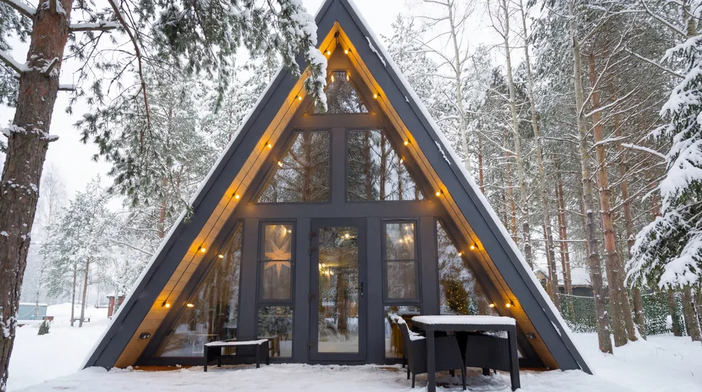 Домик A-Frame без купели 60 м2