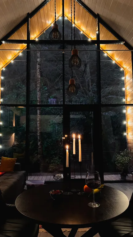 Инстаграмное шале c горячей купелью