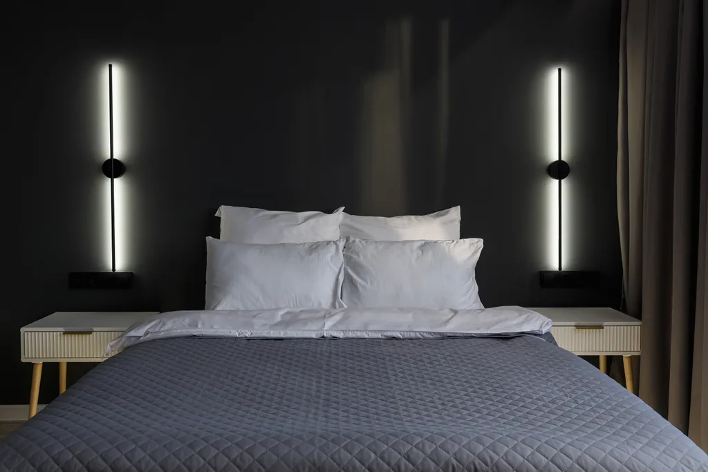 Стильная студия с дизайнерским ремонтом