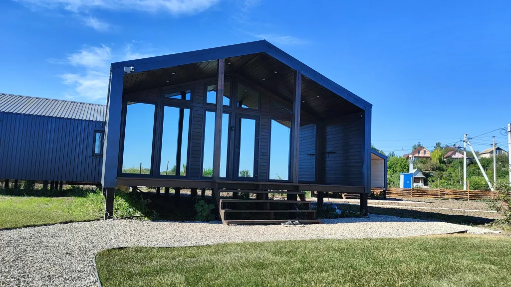 Уютный домик на Волге в стиле барнхаус