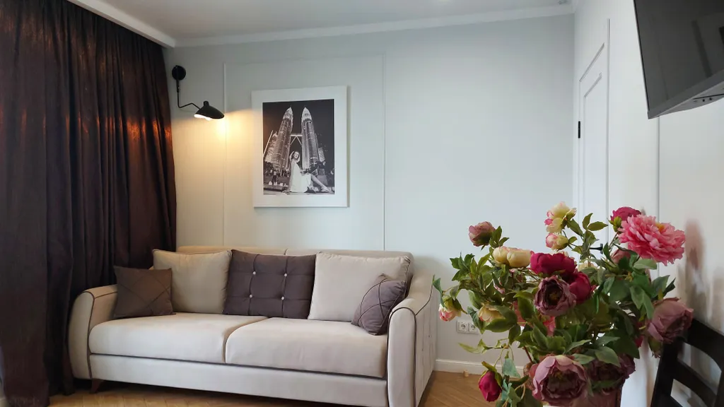 Просторная дизайнерская квартира у моря