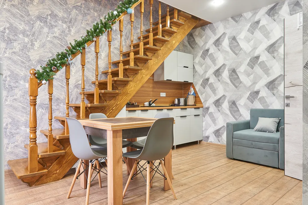 Апартаменты двухуровневые однокомнатные с кухней (апарт 2)