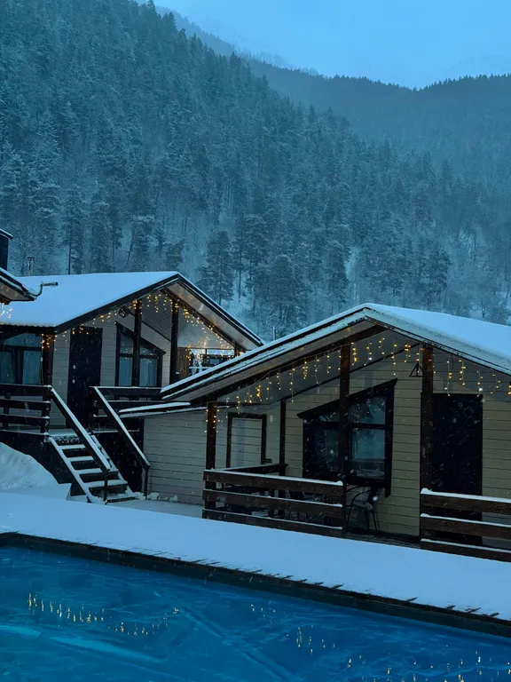 Коттедж Уютный эко-домик с видом на горы — Архыз