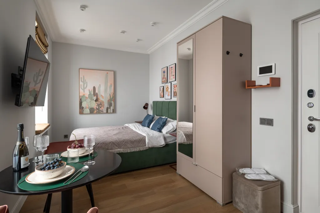 Квартира Квартира Green studio near Mayakovskaya metro station — Москва