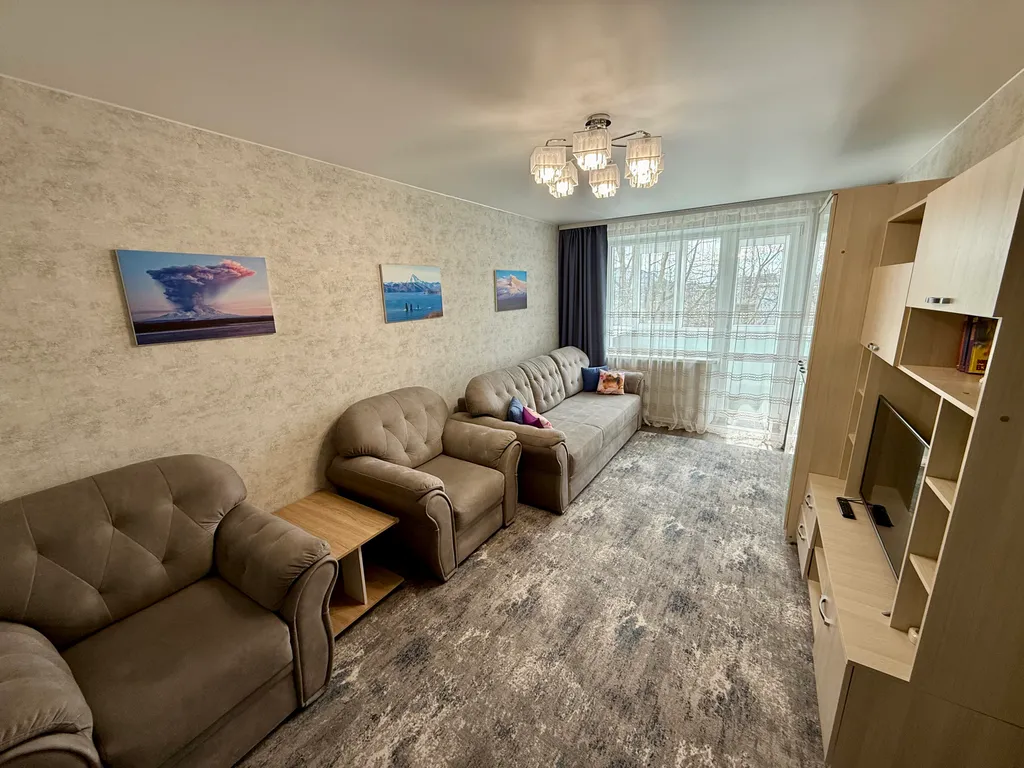 Солнечная квартира с раздельными комнатами