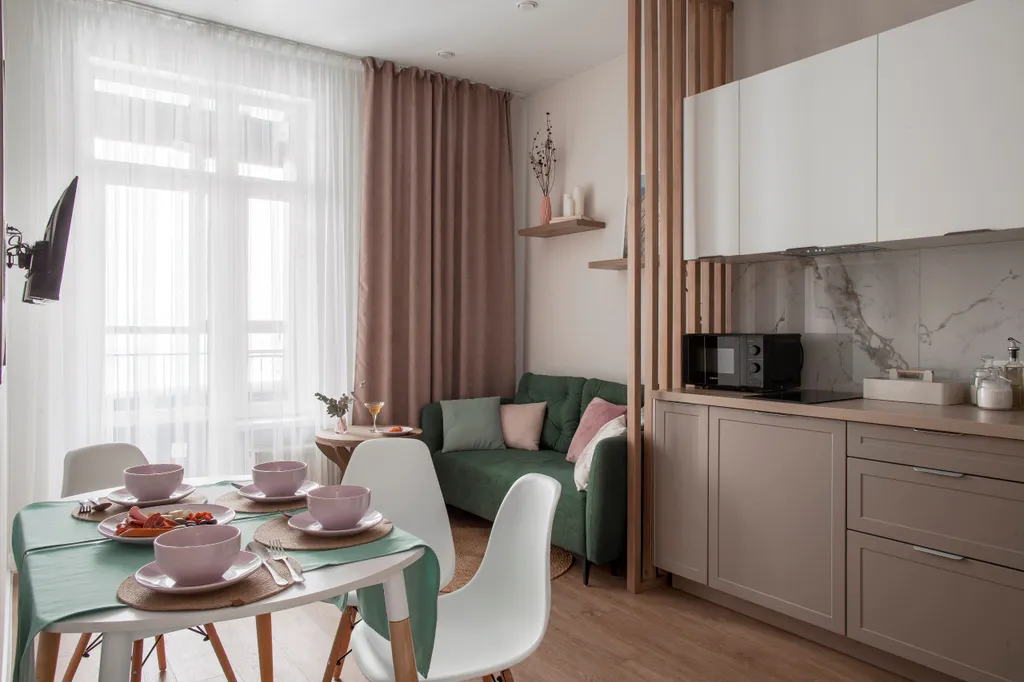 Квартира Квартира Pink Skyline — Красноярск