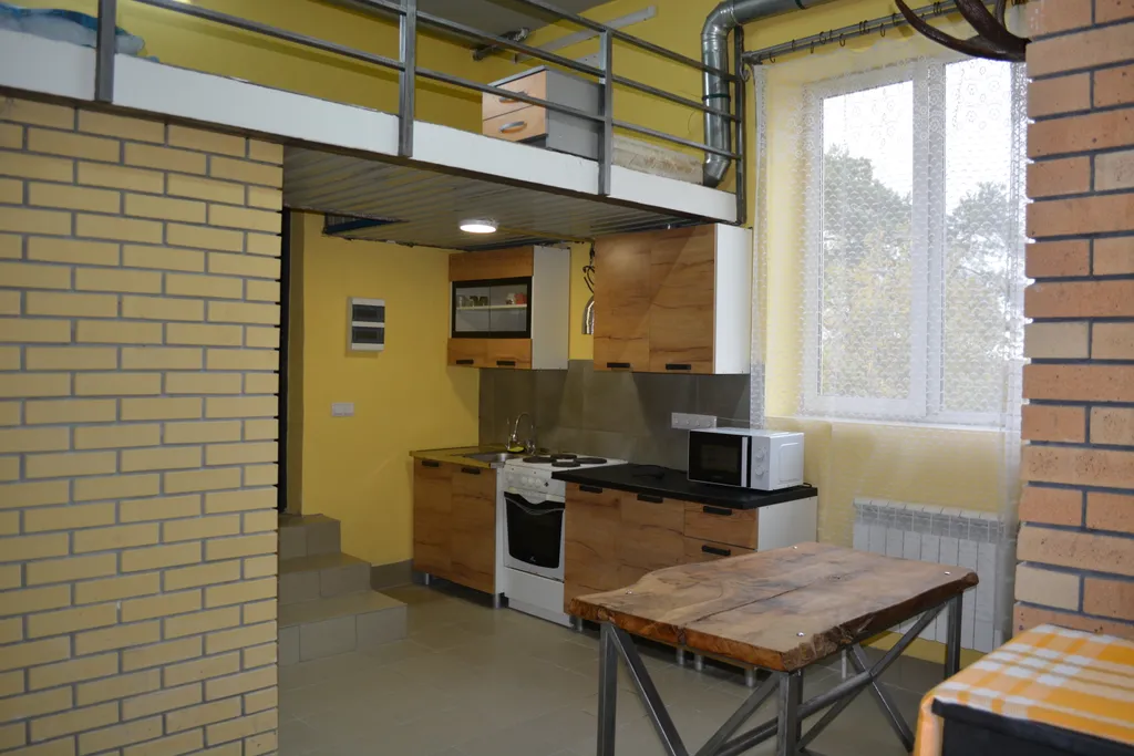 Квартира Апартаменты с панорамным окном, камином, ванной — Луховицы