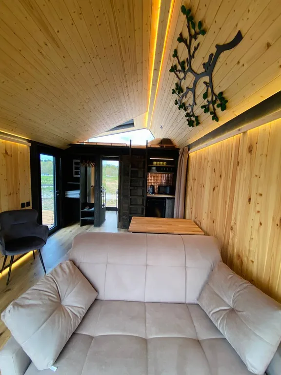 Модульный дом "фридом барн" с сибирским чаном