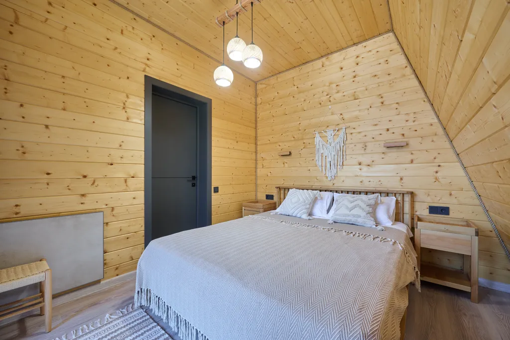 Коттедж Коттедж Уютное шале с 1 спальней + гостиная с кухней и ванной комнатой — Мезмай