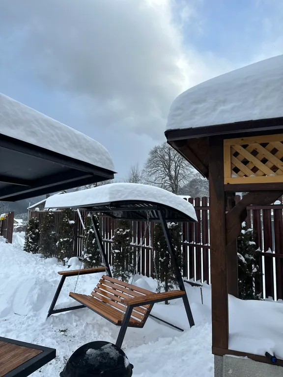 Уютные домики с видом на горы