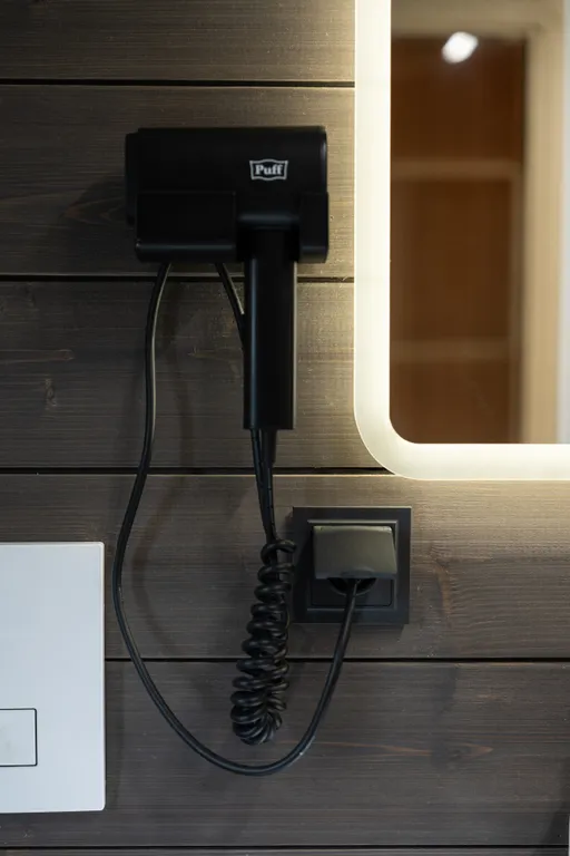 Дом с чаном и сауной у леса.