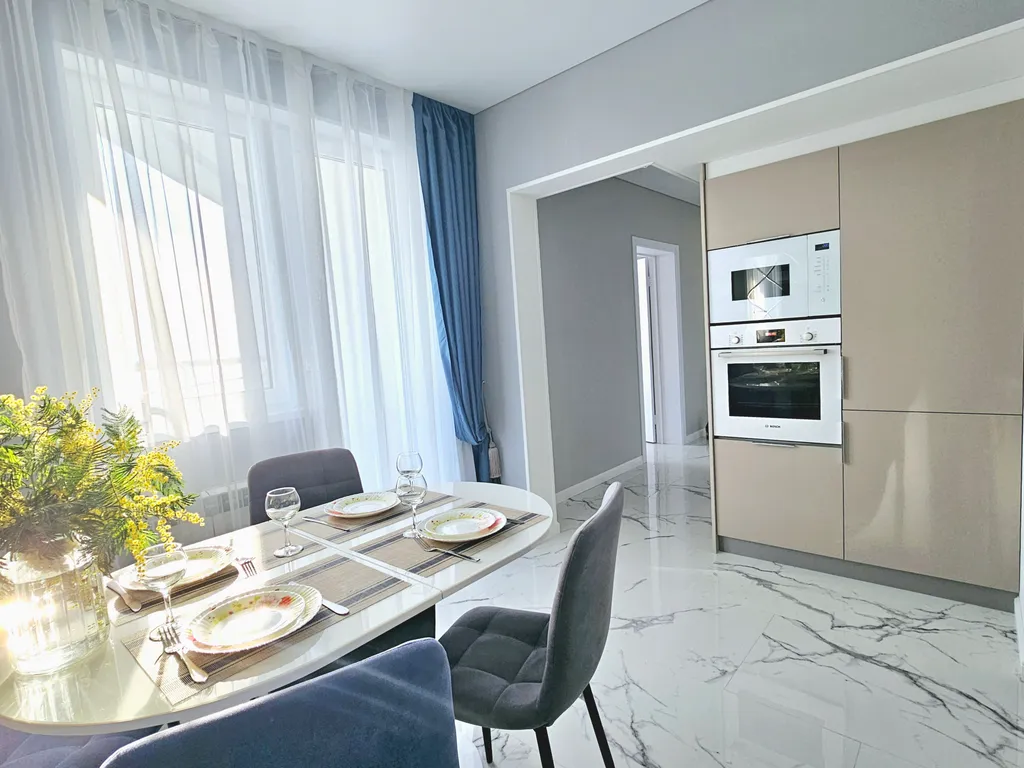 Квартира Большая двухкомнатная квартира с видом на море — Адлер