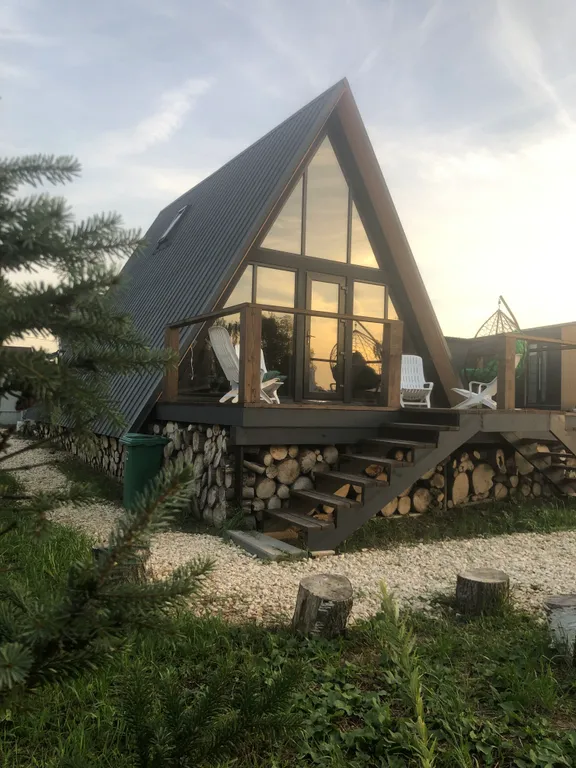 Дом 72m2 — чан, функциональная кухня, Wi-Fi