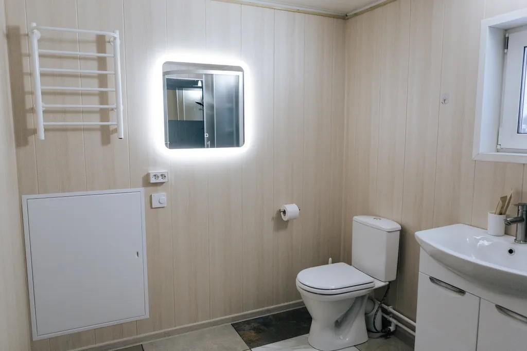 Стильный домик для отдыха с питомцем