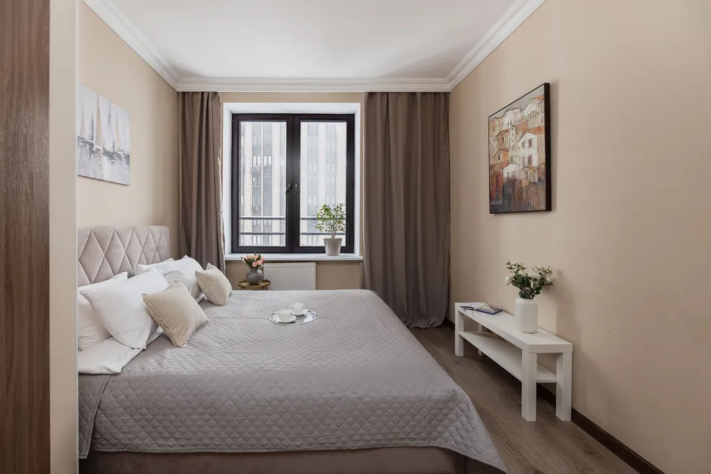 Квартира Апартаменты Symphony с 2 отдельными спальнями в жилом небоскребе — Москва