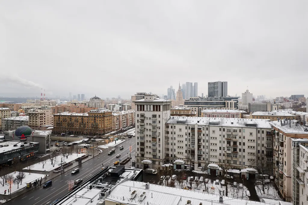 Квартира Квартира Трешка с видом на Новый Арбат — Москва