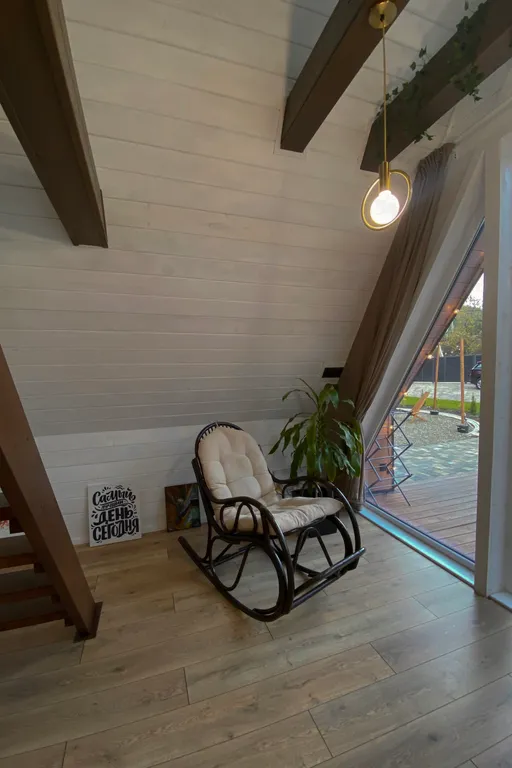 Коттедж А-фрейм коттедж Лимон с бассейном — Прасковеевка