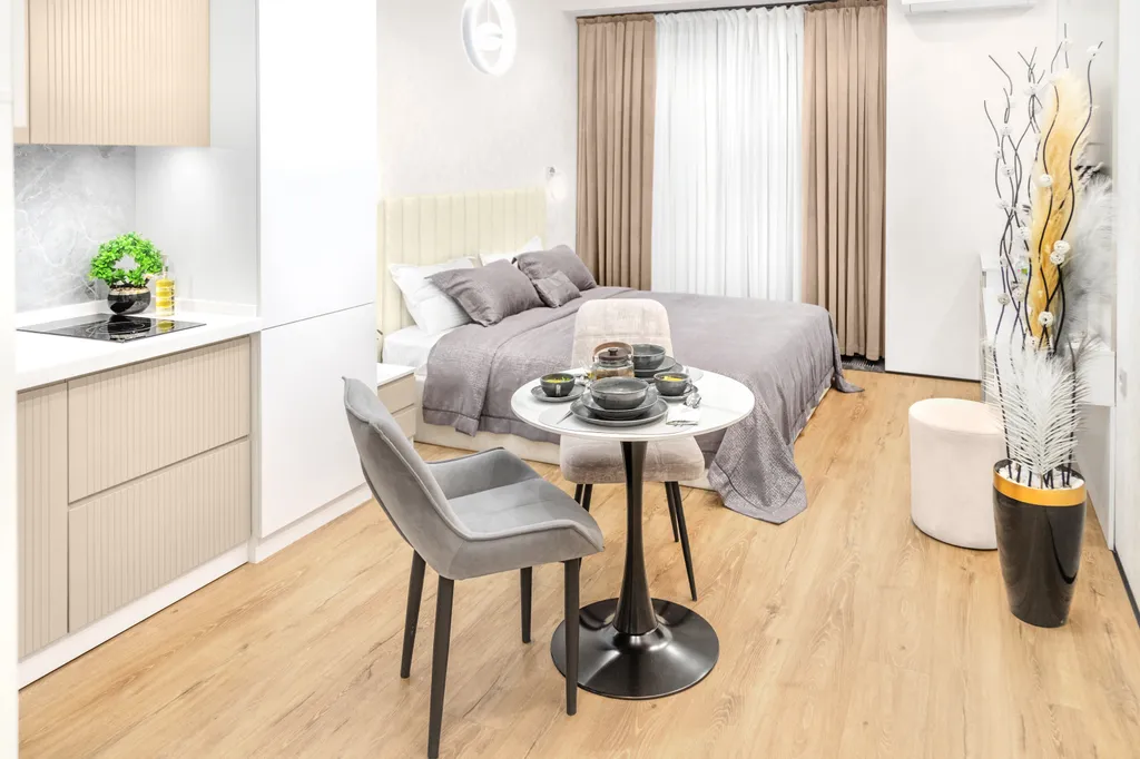 Квартира студия в центре NRG U-Tower — 18 этаж