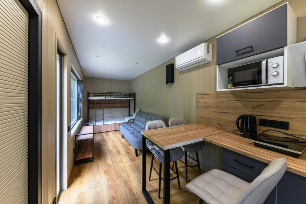 Гостевой дом рыбака с русской баней и банным чаном на терр-и минибазы