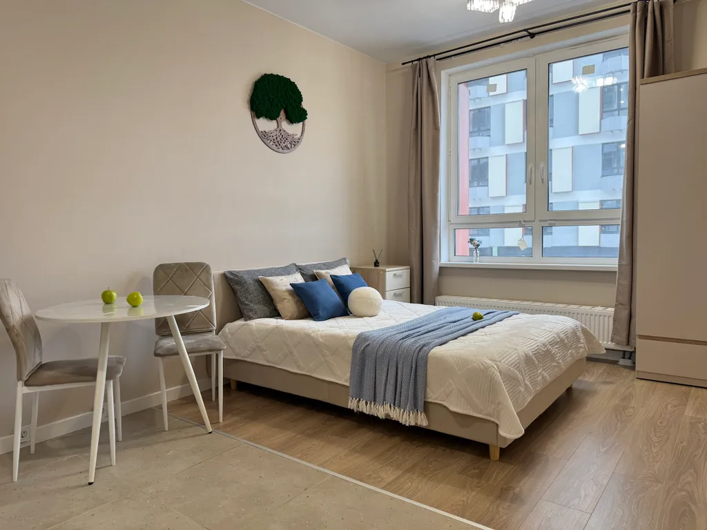 Квартира Студия у метро Потапово в новом ЖК, без оплаты за уборку — аренда посуточно в Коммунарка