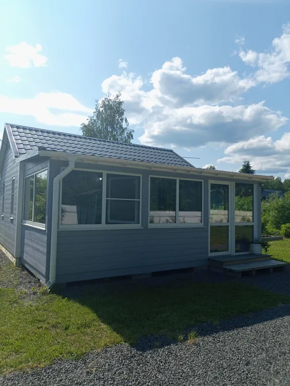 Коттедж Скандинавия - дом на берегу Онежского озера в 25 километрах от Петрозаводска — Деревянное