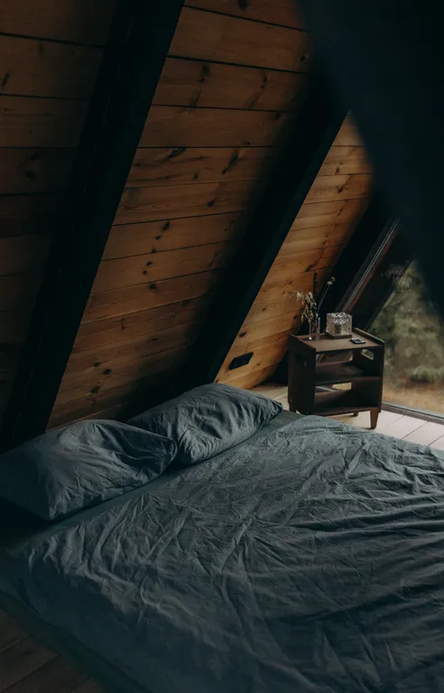 A-frame у Финского Залива посреди Корабельных сосен