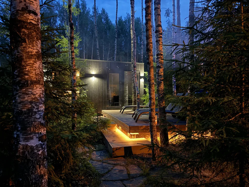 Коттедж Панорамный дом с сауной у заповедника — Семеновское