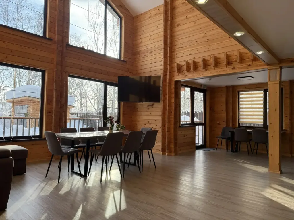 Коттедж Загородный дом "Тотем Камчатка" с термальным бассейном, баней и чаном — Термальный