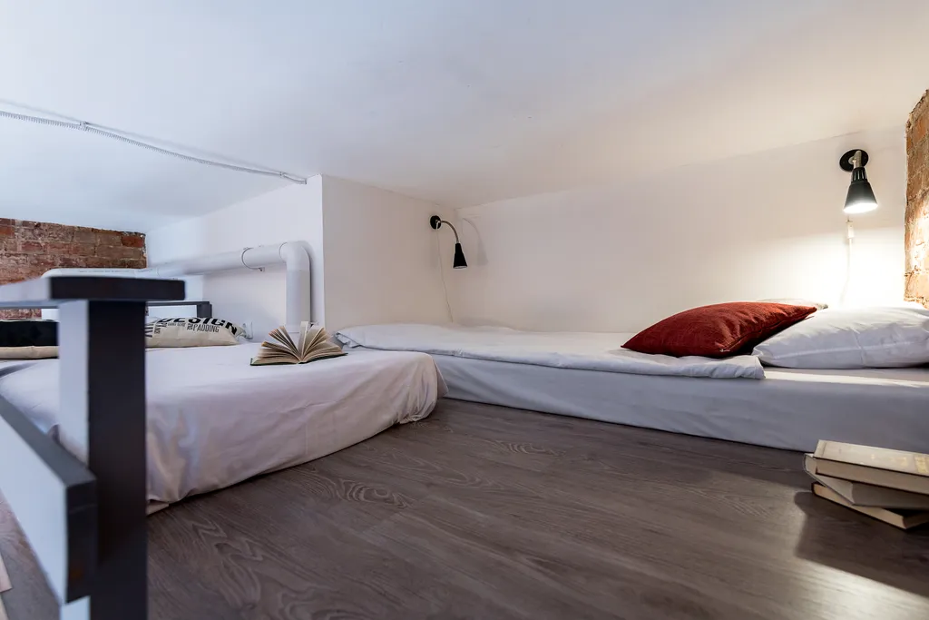 Квартира Квартира Уютная двухуровневая студия в центре СПб, напротив Московского вокзала — Санкт-Петербург