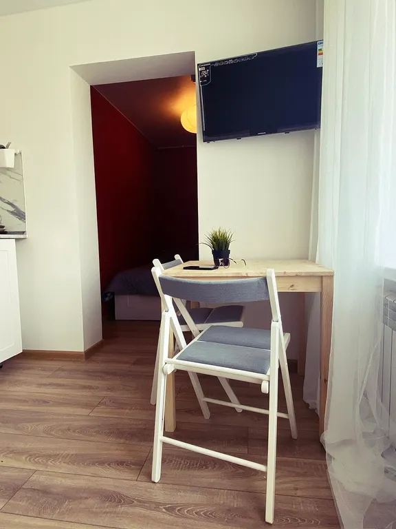 Уютная квартира-студия 1 с дизайнерским ремонтом