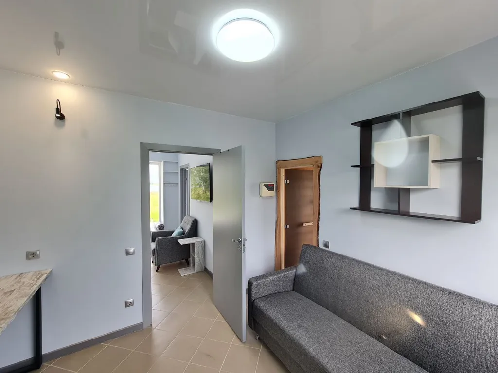 Уникальное панорамное шале с баней прямо на берегу водохранилища