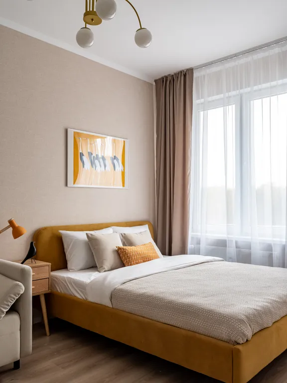 Квартира Квартира Медовая студия в ЖК Ясно Янино — Янино-1