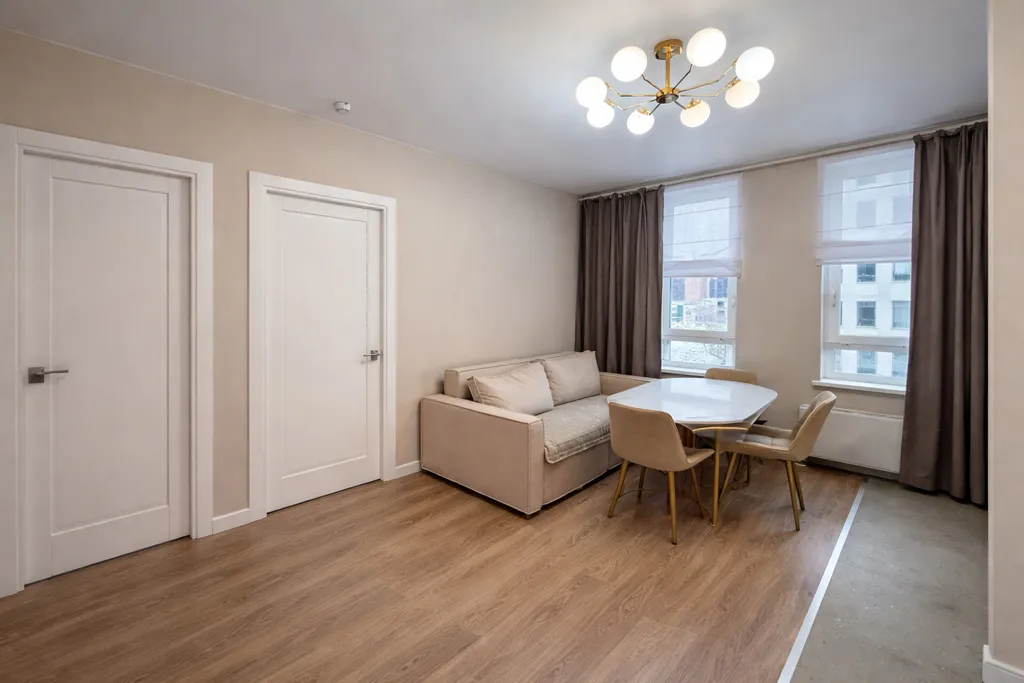 Продуманная 2-х комнатная квартира с ванной