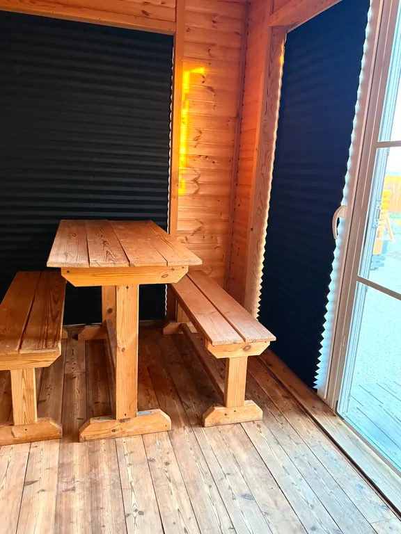 Коттедж Дом А-фрейм на берегу моря, бассейн, баня — Кучугуры