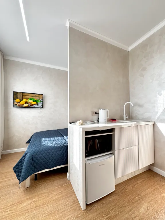 Уютная студия с панорамным видом на город!