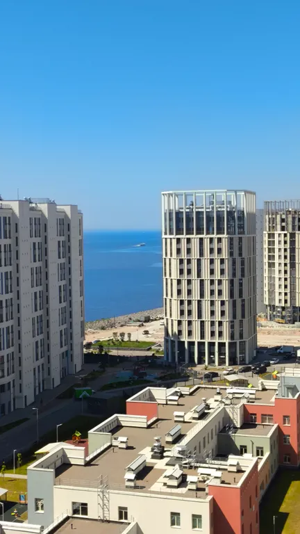 Квартира Квартира Новая однушка с видом на залив — Санкт-Петербург